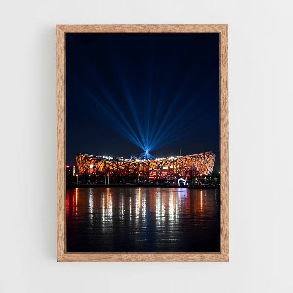 Poster Lumières de Pékin – affiche Jeux Olympiques (vue 4)